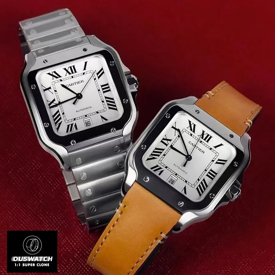 Cartier santos super clone mens watch