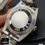 Back view of the Super Clone Rolex Datejust Green watch