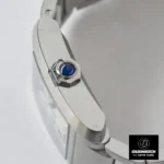 Super Clone Cartier Tank Francaise Watch with sapphire crystal crown