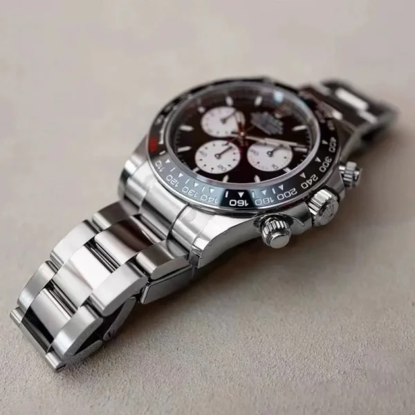 Folded Daytona Le Mans White Gold Rolex 126529LN Super Clone Overall Appearance Display