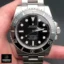 Front view of the Super Clone Rolex Submariner No Date 114060 watch with a stainless steel case, black dial, and black bezel.