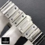Super Clone Men's Cartier Santos Large WSSA0018 stainless steel bracelet.