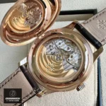 Movement of the Super Clone Patek Philippe Calatrava Rose Gold 5227R