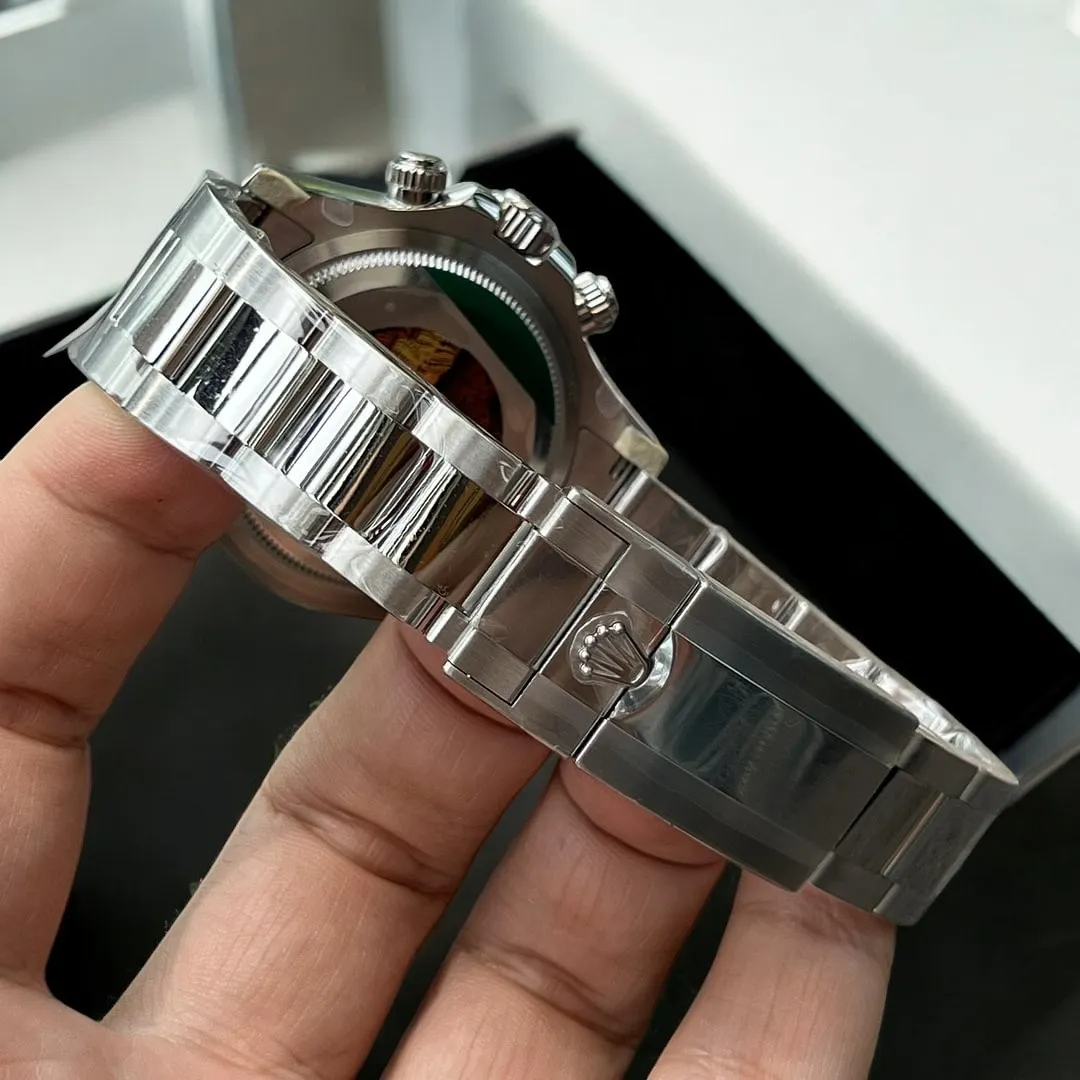 Rolex Daytona Panda 116500LN Watch Back and 904L Stainless Steel Bracelet