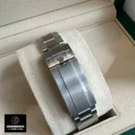 904L stainless steel clasp and bracelet of the Super Clone Rolex Kermit 126610LV watch