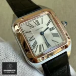 Super Clone Cartier Santos Dumont Large W2SA0011 Watch Dial Close-Up