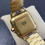 Super Clone Cartier Yellow Gold Watch WGSA0029 back view