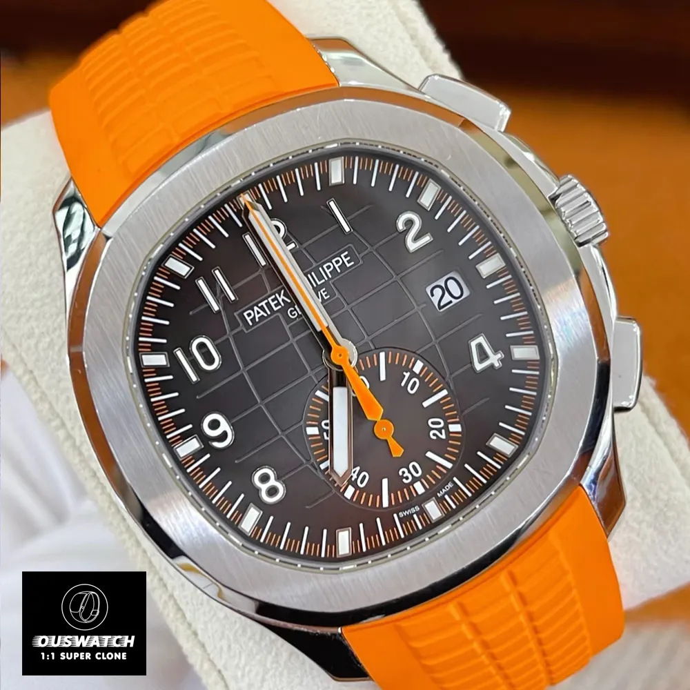 Super Clone Patek Philippe Aquanaut Black Dial and Bezel Detail Showcase