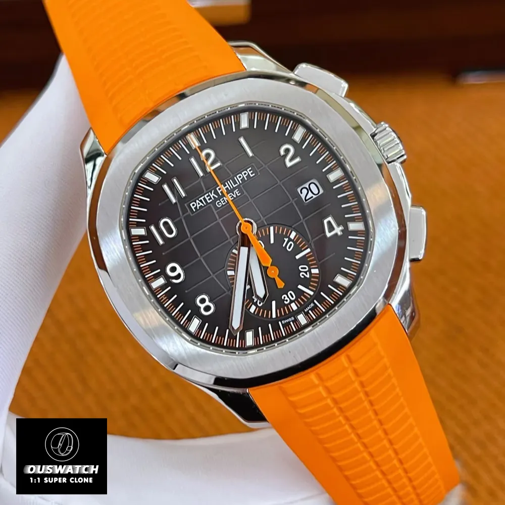 Super Clone Patek Philippe Aquanaut black Stainless steel 5968A-001