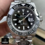 Super Clone Rolex Bruce Wayne GMT 126710GRNR front view