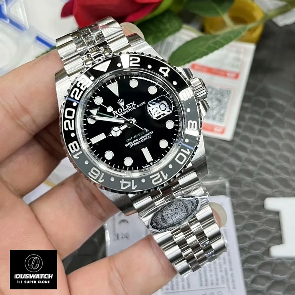 Super Clone Rolex Bruce Wayne GMT 126710GRNR top replica watch