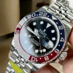 Super Clone Rolex Pepsi GMT-Master II 126710BLRO Ceramic Bezel HD Detail
