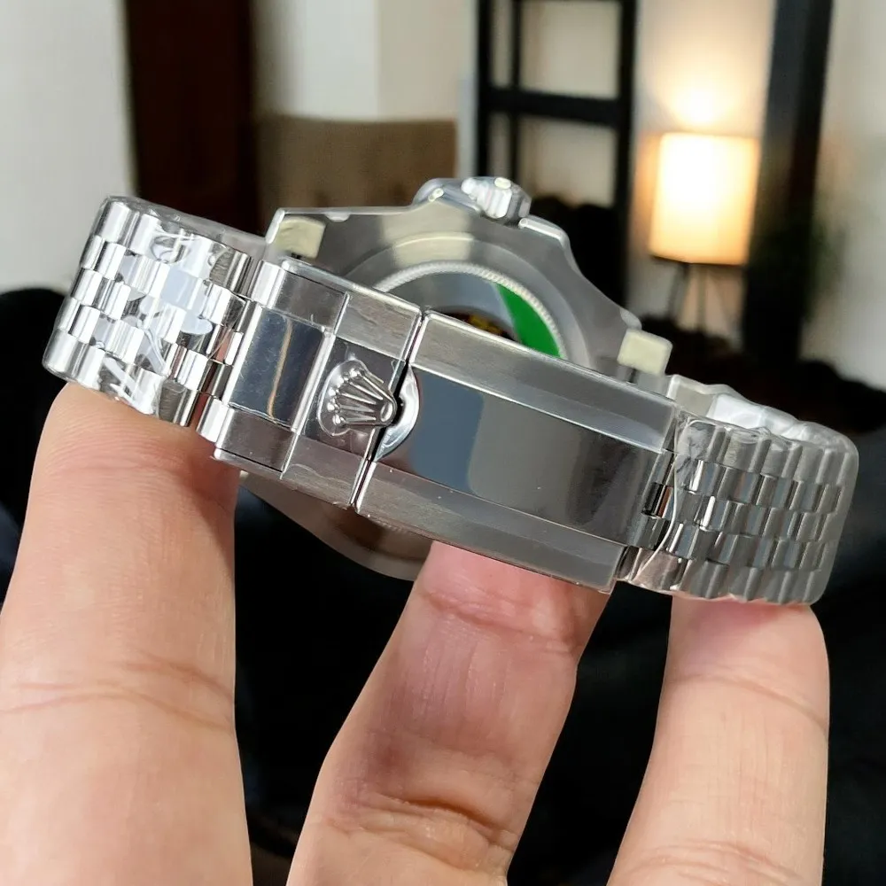 Super Clone Rolex Pepsi GMT Master II 904 Stainless steel Jubilee Bracelet