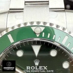 super clone rolex submariner hulk Green bezel close up
