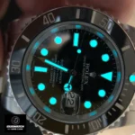 super clone black on black rolex submariner 116610LN Date watch