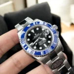 120-degree angle display of Rolex Blue Submariner Date 126619LB Watch