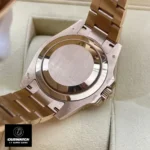 Rose Gold Back Case of the Rolex 126715CHNR Watch