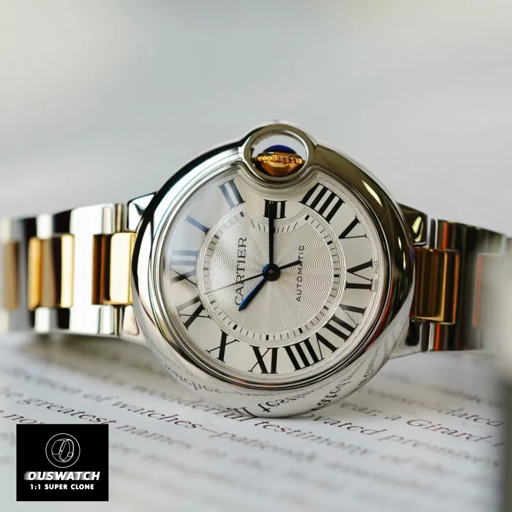 Cartier Ballon Bleu Two-Tone Watch—a timepiece of refinement, elegance, and luxury.