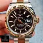 Replica Sky-Dweller Two-Tone Watch - Annual Calendar & Dual Time Zone Display