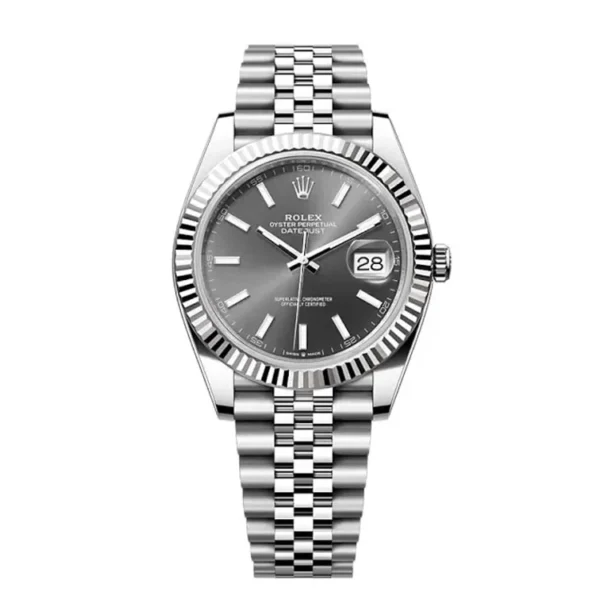 1:1 Replica Rolex Datejust Grey Dial 41mm M126334-0014 Watch