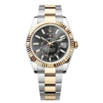 Rolex Sky-Dweller m336933-0003 Two-Tone Black Dial - Premium Steel & Yellow Gold Replica