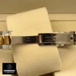 Replica Rolex 126333 Yellow Gold Watch with the signature Folding Oysterclasp for secure and easy wear, ensuring durability and style.