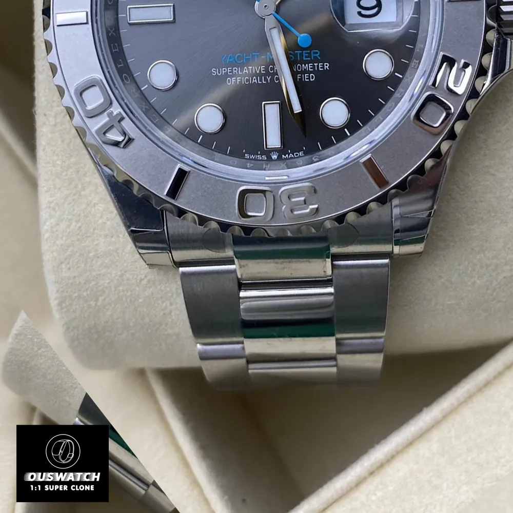 Detail of Bezel on Rolex Yacht-Master 40 126622