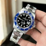 Rolex Blue Submariner Date 126619LB Watch 75-degree angle panoramic view