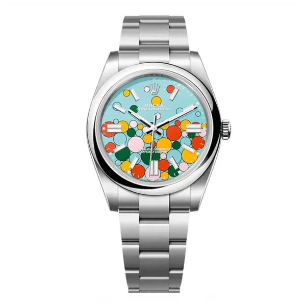 Rolex Celebration Dial Oyster Perpetual 41 m124300-0008 Replica Watch