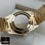 Replica Rolex Day Date 40 Yellow Gold Watch back view