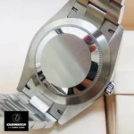 Replica Rolex Oyster Perpetual Silver m124300-0001 watch back view