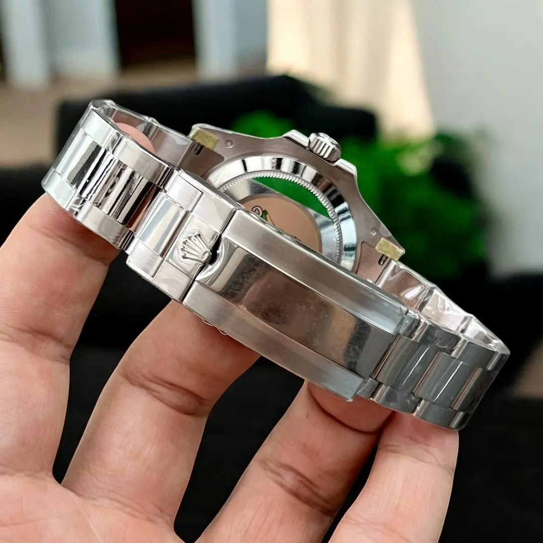 Rolex Submariner White Gold Watch Oyster bracelet