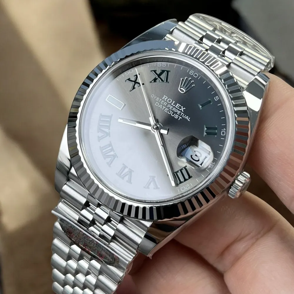 Rolex Datejust 41mm Wimbledon Dial m126334-0022 Watch