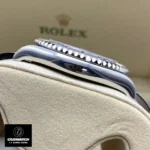 Side View of Rolex Yacht Master 40 m126622 with Rhodium Grey Dial