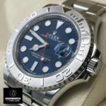 Rolex Yacht Master 126622 watch bezel and Blue dial