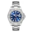 Super Clone Rolex Yacht Master Blue Dial 126622 watch, platinum bezel, Oystersteel case, black dial