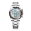 Super Clone Rolex Daytona Ice Blue Dial Brown Bezel 126506 Watch:Panoramic view, fully displaying the watch design