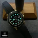 Super Clone Rolex Yacht Master Yellow Gold Watch - Night Display