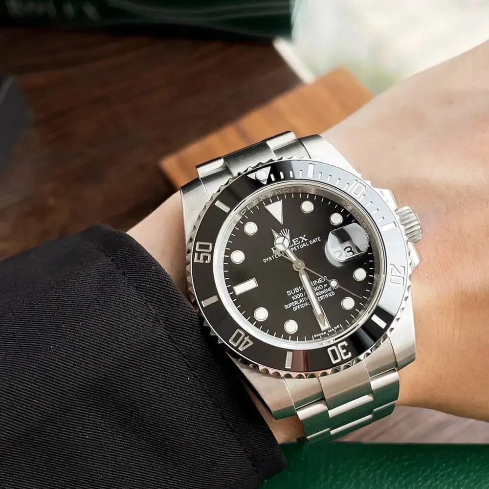 Rolex Submariner Date Black Dial 126610LN worn on wrist