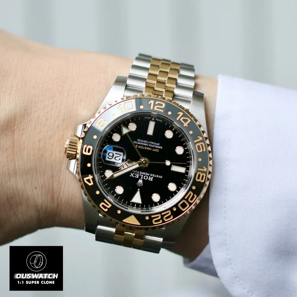 Wearing the Rolex GMT Master II 126713GRNR Watch