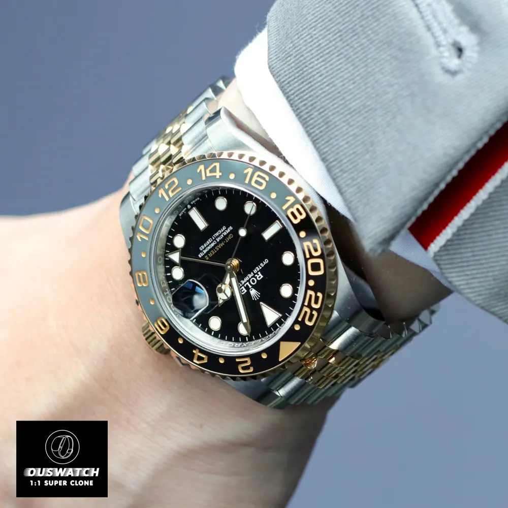 Wearing the Rolex GMT Two Tone 126713GRNR Watch