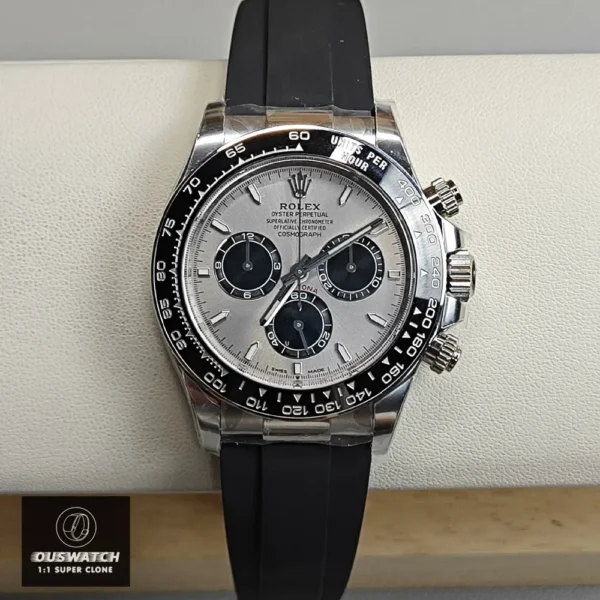 Front view of Rolex Cosmograph Daytona 126519LN.