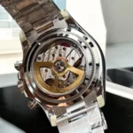 Super Clone Rolex Daytona 126506 movement view, showcasing the intricate structure of the Rolex 4131 movement.