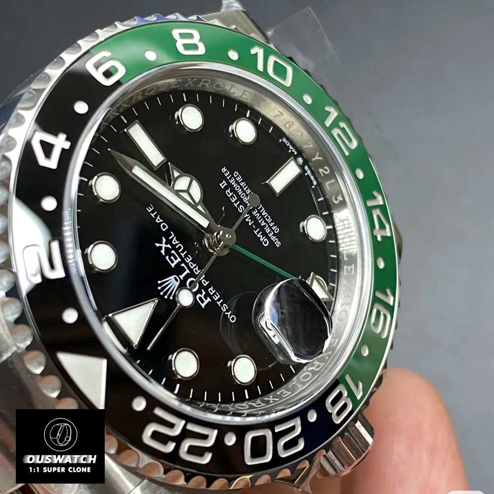 Rolex Sprite GMT Master II 126720VTNR with green Cerachrom bezel