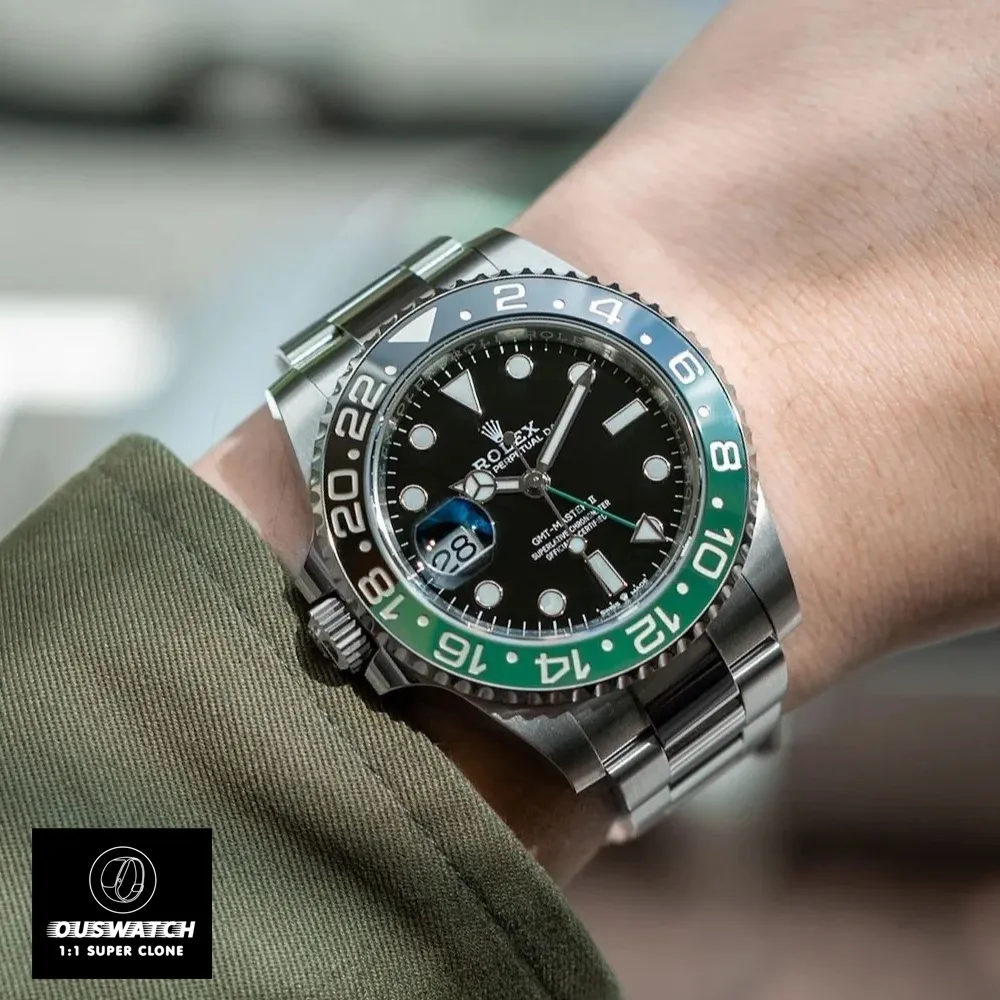 Wearing the Rolex Sprite GMT 126720VTNR Watch on the Wrist.