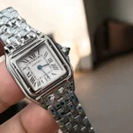 120-degree angle shot of the women's Cartier Panthère watch WSPN0013 dupe