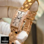 Beveled edge showcase - 45° view highlighting diamond-set bezelon 2025 updated dupe version