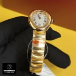 Cartier Baignoire WGBA0013 yellow gold bracelet watch dupe with luxury polished links