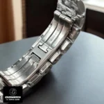 Folding clasp of the Panthere de Cartier ladies' watch W4PN0016 super clone, ensuring secure and comfortable wear