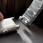 Detachable Components: 33.7mm Stainless Steel Case & Interchangeable Bracelet - Tank Must WSTA0052 Dupe